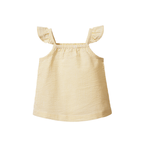 Petal Top Golden Stripe