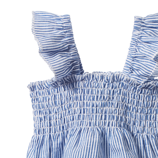 Gala Suit Linen Blue Stripe