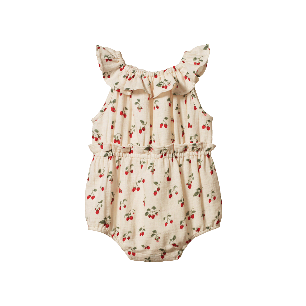 Plum Suit Muslin Strawberry Blush Print