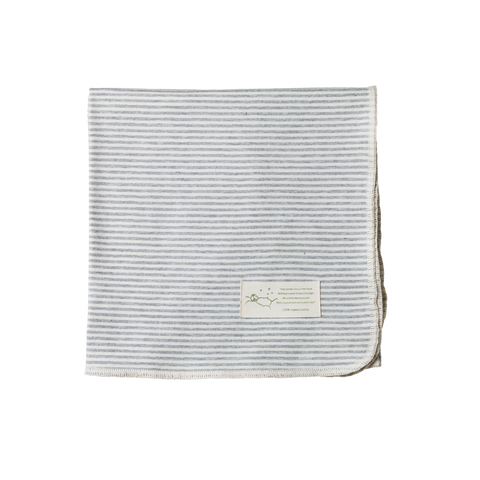 Cotton Wrap Grey Marl Stripe