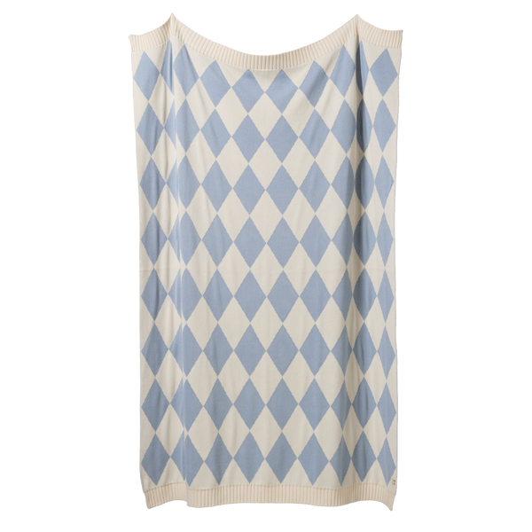 Dune Baby Blanket Celestial Blue Diamond