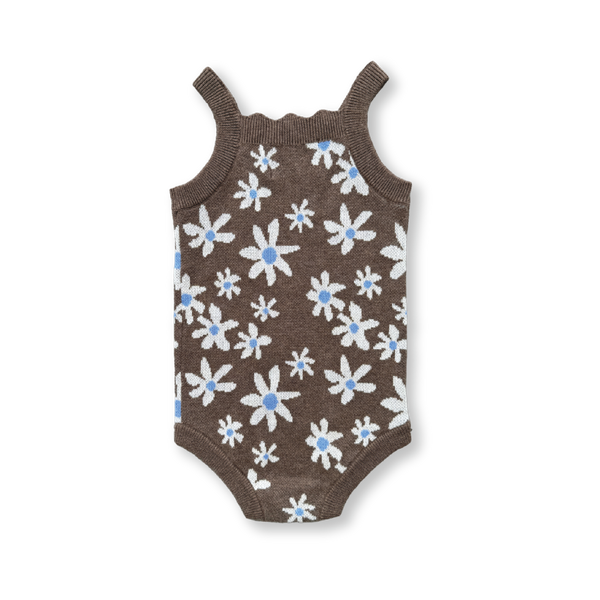 Wild Flower Singlet Suit Mud