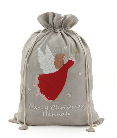 Custom Personalised Santa Sack - Angel