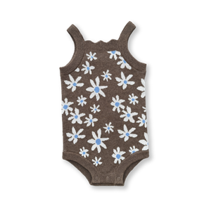 Wild Flower Singlet Suit Mud