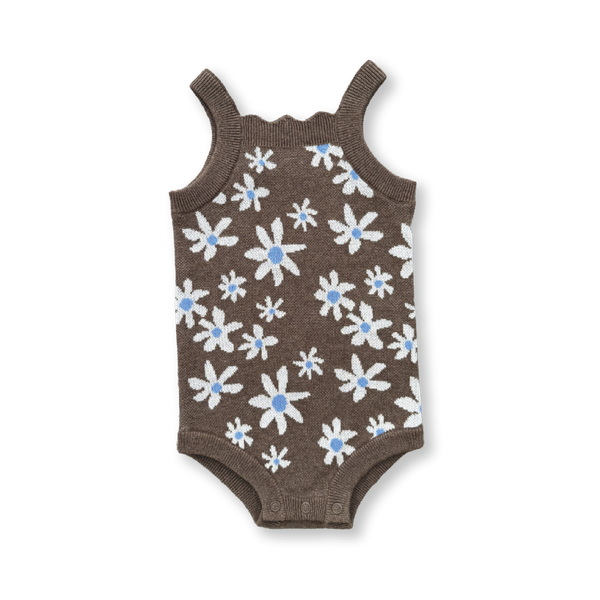 Wild Flower Singlet Suit Mud