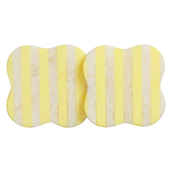 Noellyn Resin Coasters Set of 2 Aspen Gold