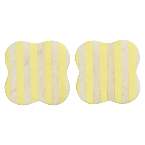 Noellyn Resin Coasters Set of 2 Aspen Gold