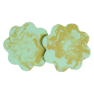 Cecilia Coasters Set of 2 Artichoke