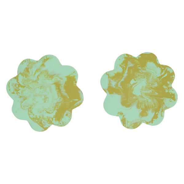 Cecilia Coasters Set of 2 Artichoke