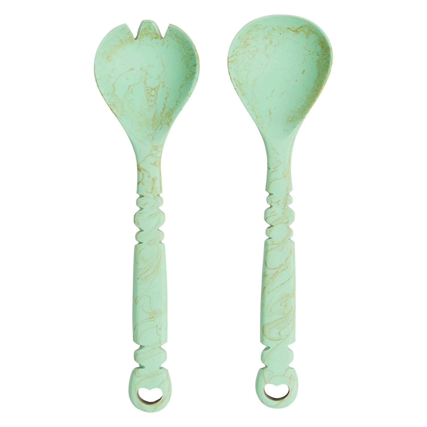 Wilkie Salad Servers Artichoke