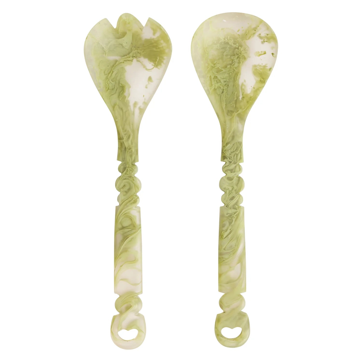 Wilkie Salad Servers Pistachio