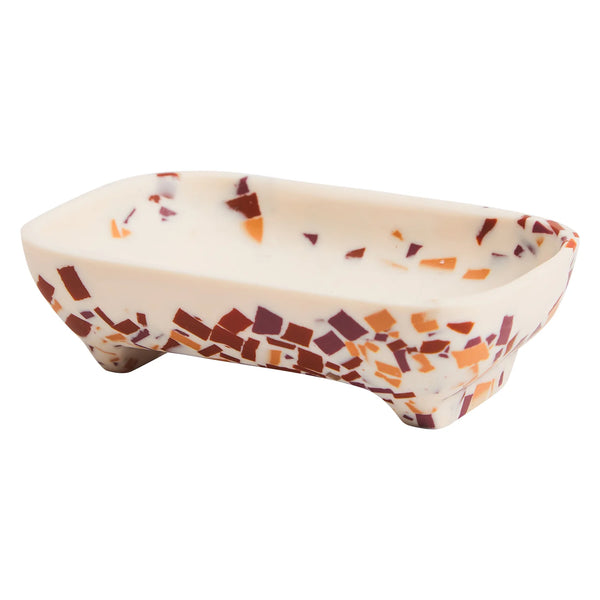 Daja Soap Dish Nougat Terrazzo