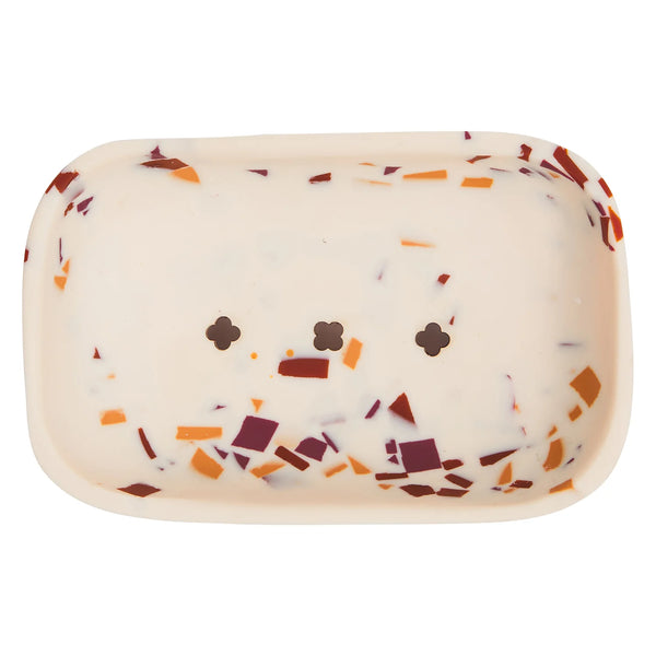 Daja Soap Dish Nougat Terrazzo