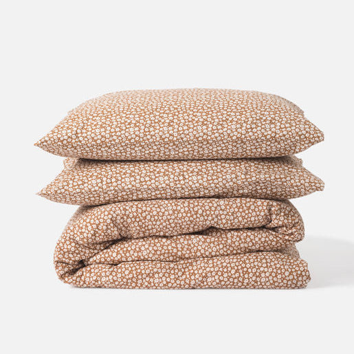 Forget Me Not Toffee/Nougat Cotton Bedding