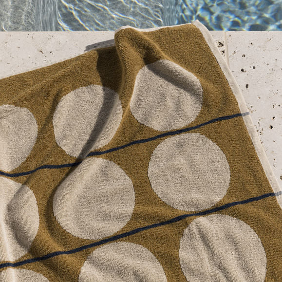 Abacus Beach Towel Oyster/Kumara