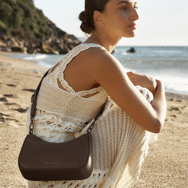 Look Both Ways Cocoa/Brushed Gold