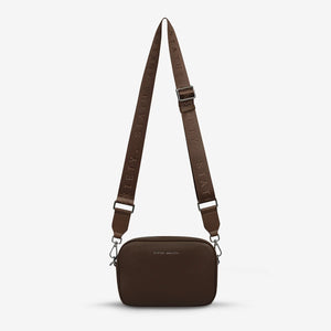 Plunder Webbed Strap Crossbody Bag Cocoa