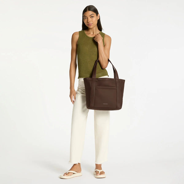 Mikah Truffle Recycled Tote Bag