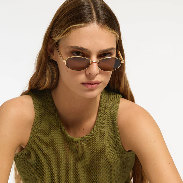 Enigma Gold Sunglasses