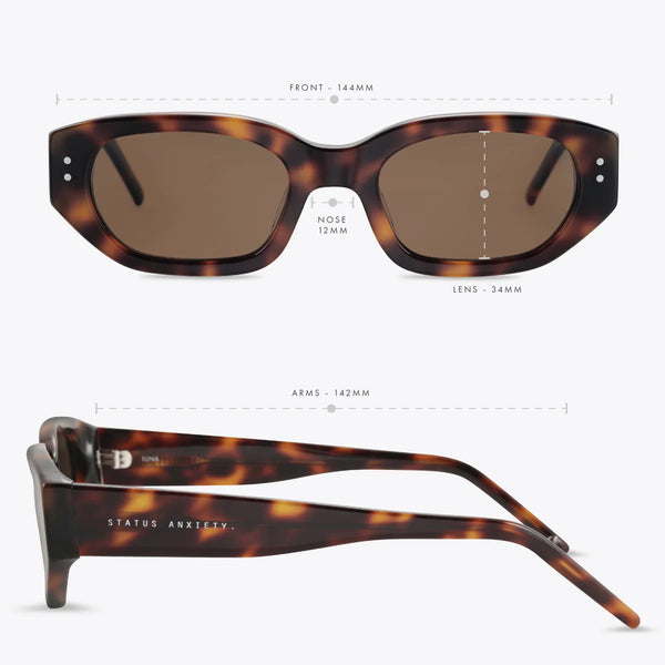 Luna Sunglasses Brown Tort