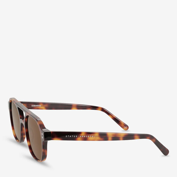 Subliminal Sunglasses Brown Tort