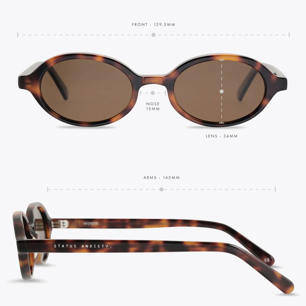 Wonder Sunglasses Brown Tort