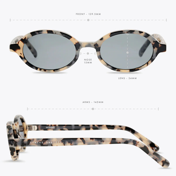Wonder Sunglasses White Tort