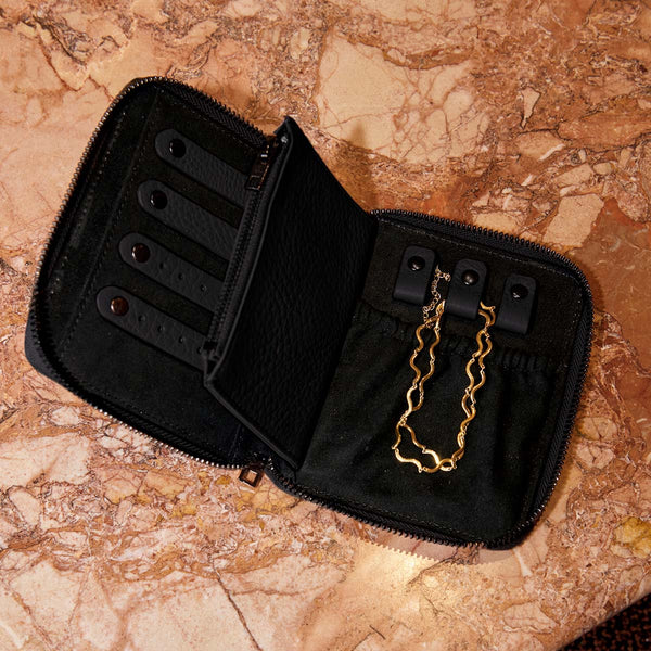 Change Always Comes Jewellery Case Black