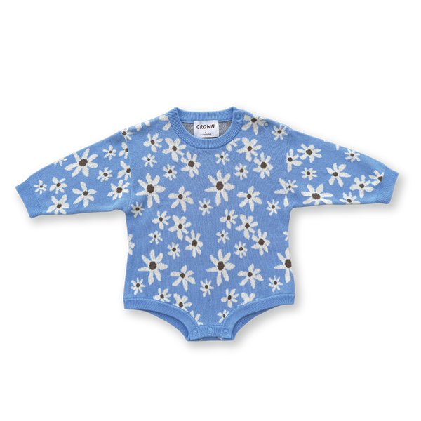 Wild Flower Romper Sky