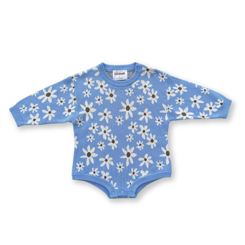 Wild Flower Romper Sky