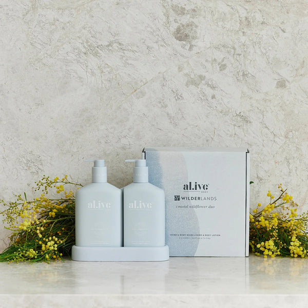 Limited Edition Wash & Lotion Duo + Tray Coastal Wildflower