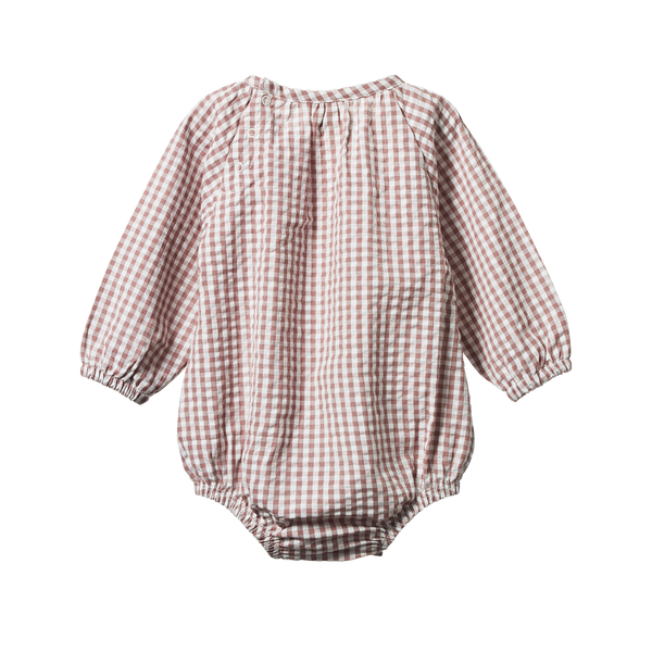 Meadow Bodysuit Gingham Twilight Check