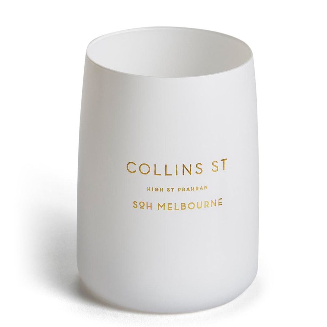 Collins St Matte White Candle
