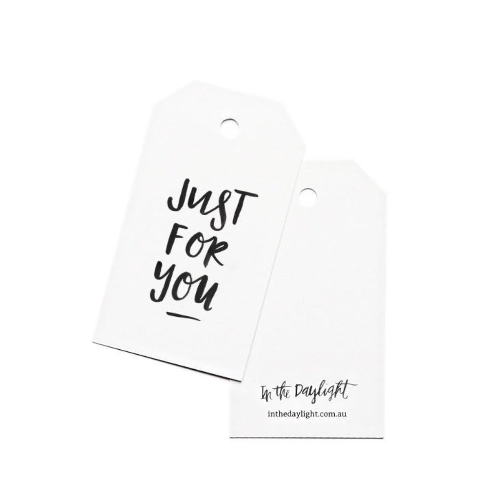 Just For You Gift Tag
