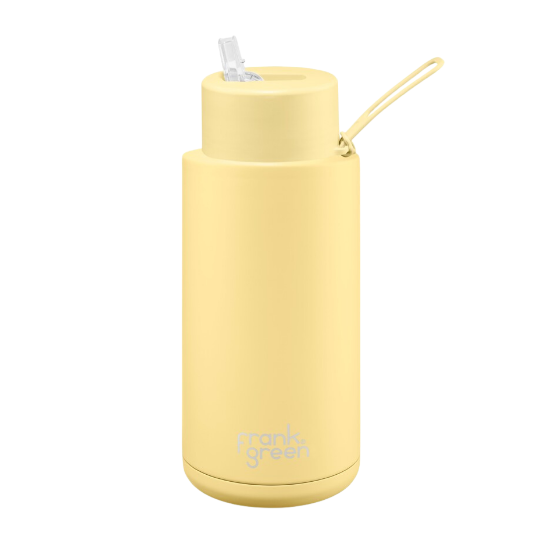 Ceramic Reusable Bottle 1L Buttermilk