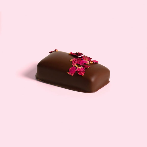 Wild Rose Ganache with Goji Single Chocolate Bar 30g