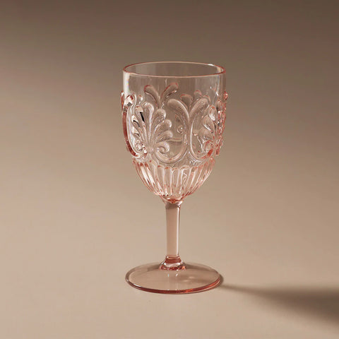 Flemington Acrylic Wine Glass Pale Pink
