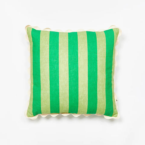 Bold Stripe Green 50x50 Cushion