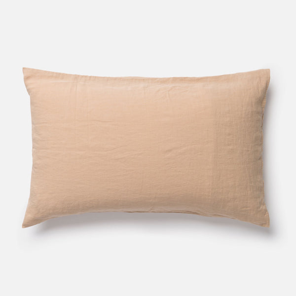 Linen Pillowcase Pair Latte