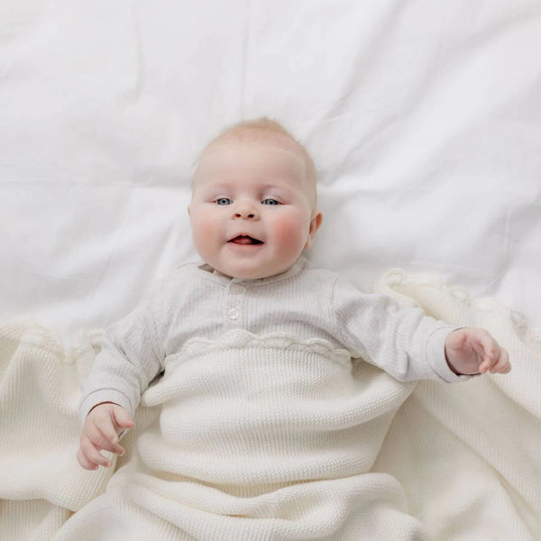 Fifi Ivory Baby Blanket