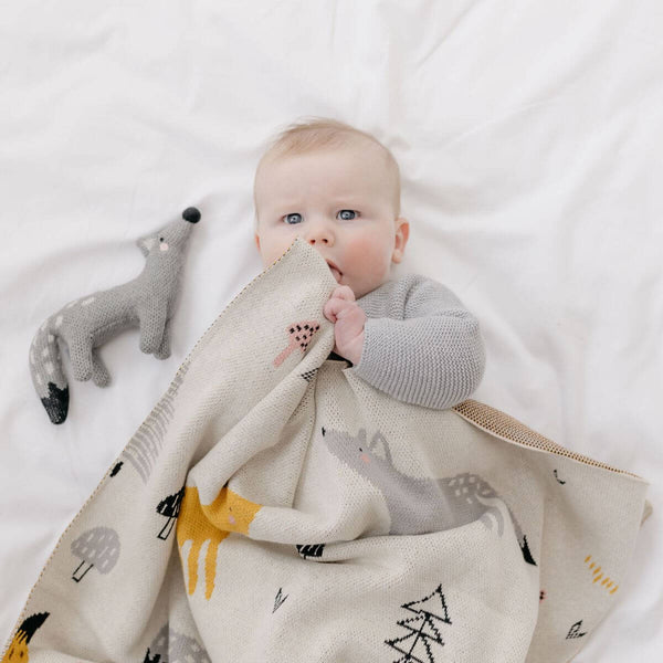 Freddie Fox Baby Blanket