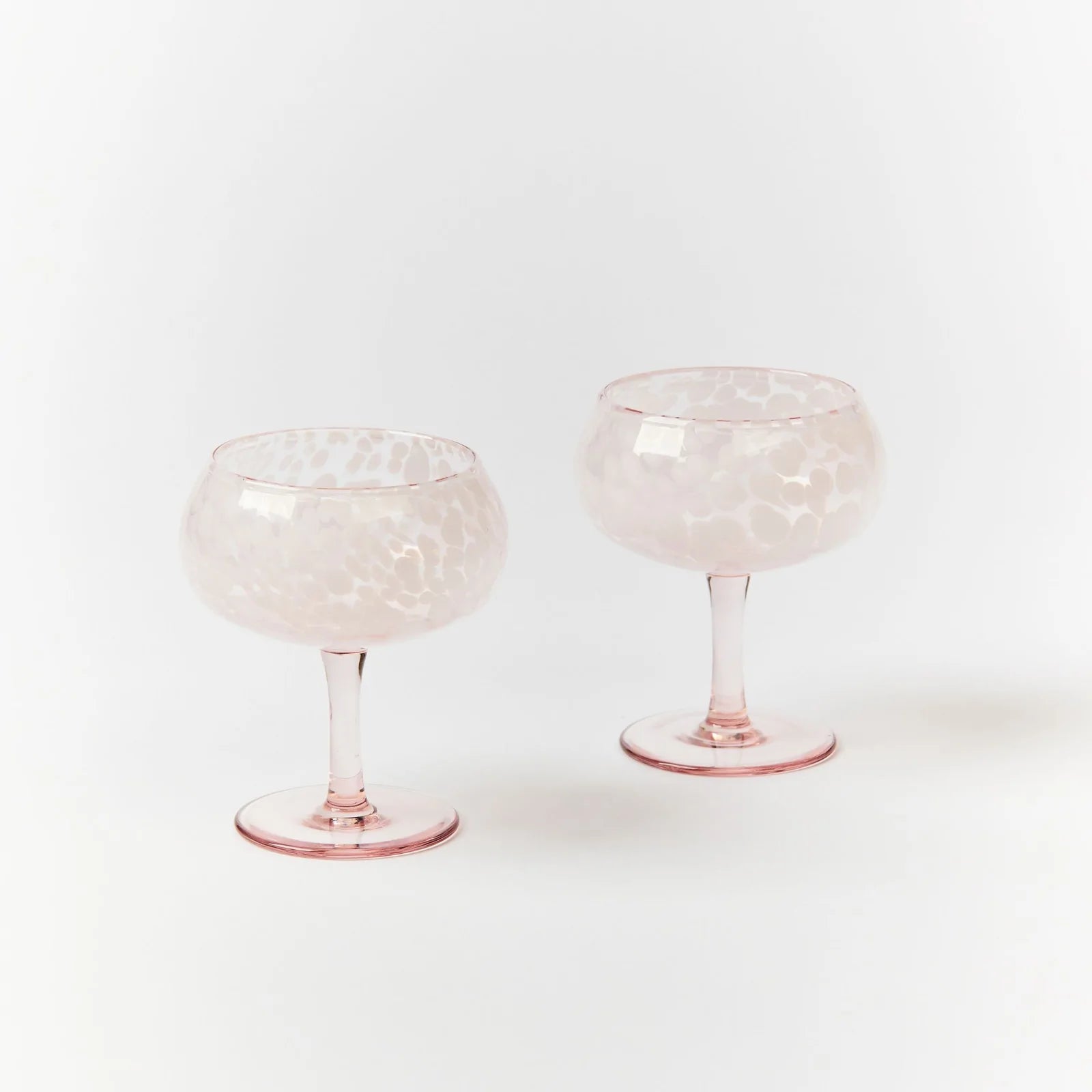 Dots Coupe Pink Set of 2