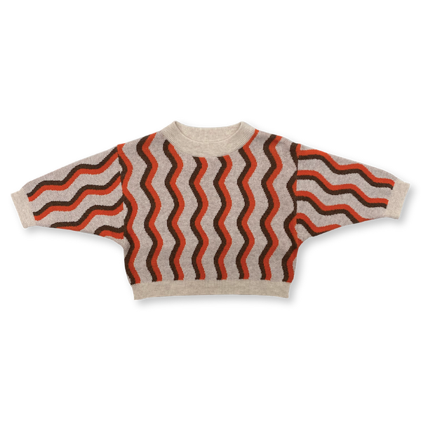 Knitted Pull Over - Wave