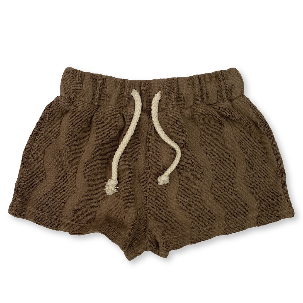 Terry Shorts - Wave Mud