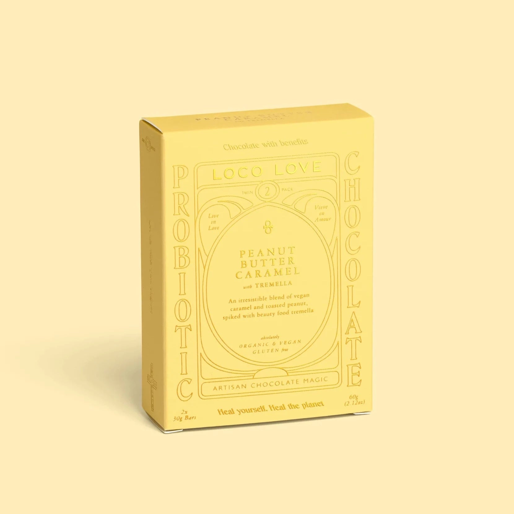 Peanut Butter Caramel with Tremella Twin Pack 60g