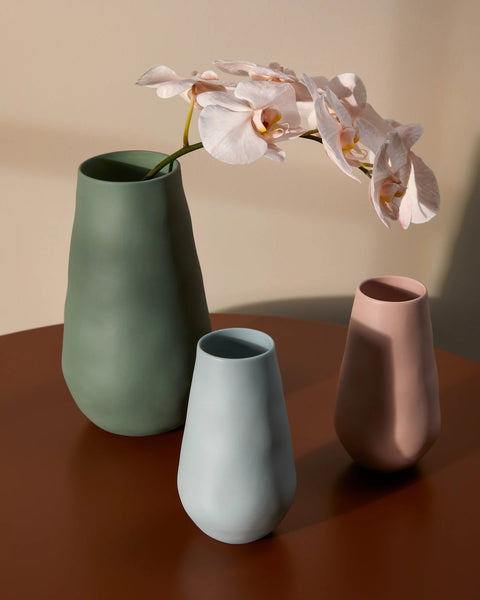 Teardrop Vase (M) Icy Pink