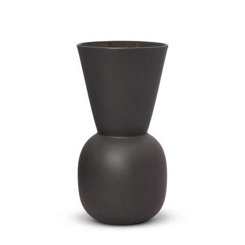 Cloud Bell Vase (L) Charcoal