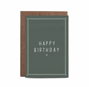 Happy Birthday Eucalyptus Gift Card