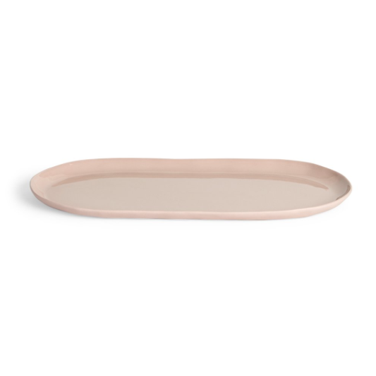 Cloud Oval Plate (L) Icy Pink