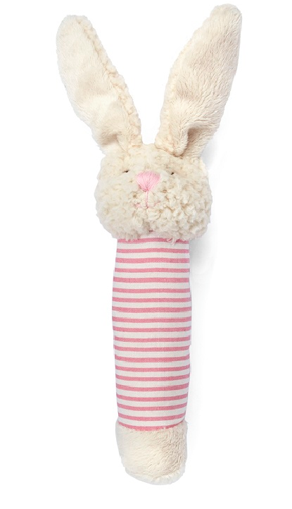 Bella The Bunny Rattle Pink